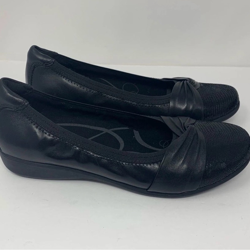 Aravon Andrea-AR Ballet Flats Leather Shoe Size 10EE - Picture 6 of 6